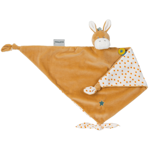 Nattou Comforter Doudou Donkey Leo, 63 cm, Dark Warm Beige pas cher