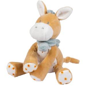 Mini Peluche âne Leo Felix et Leo BEIGE Nattou pas cher