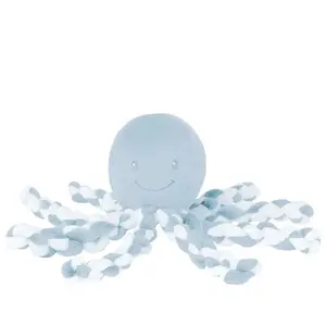 Nattou Peluche Poulpe Bleu Clair - Nattou pas cher