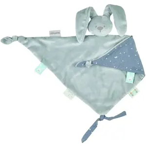 Nattou Couverture Lapin, Supersoft, 75 x 100 cm, Polyester, Lapidou, Turquoise pas cher