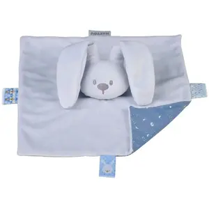 Nattou Couverture Lapin, Supersoft, 75 x 100 cm, Polyester, Lapidou, Turquoise pas cher