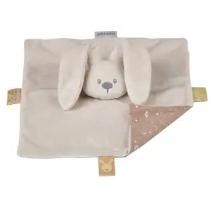 Nattou Couverture Lapin, Supersoft, 75 x 100 cm, Polyester, Lapidou, Turquoise pas cher