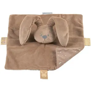 Nattou Couverture Lapin, Supersoft, 75 x 100 cm, Polyester, Lapidou, Turquoise pas cher