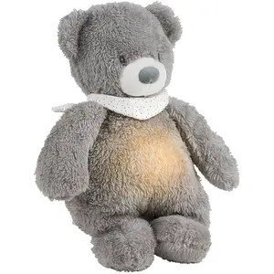 NATTOU Sleepy Bear Grey doudou avec détecteur de pleurs 0 m+ 1 pcsVendu paramazon
