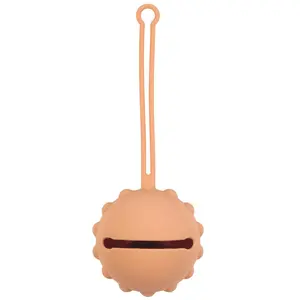 Etui pour sucette silicone MARRON Nattou pas cher