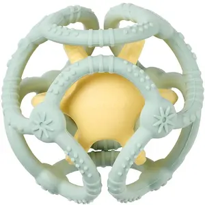 Comparateur de prix : Set de 2 balles silicone VERT Nattou
