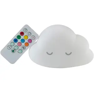 Veilleuse nuage avec télécommande BLANC Nattou pas cher