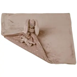 Nattou Couverture Lapin, Supersoft, 75 x 100 cm, Polyester, Lapidou, Turquoise pas cher