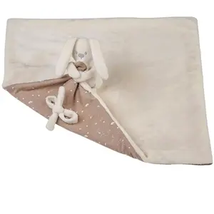 Nattou Lapidou Doudou couverture Teddy Glow in the Dark couleur sable pas cher
