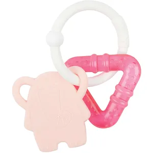 Comparateur de prix : Nattou Anneau de Dentition Réfrigérant en Silicone Rose | 1 pièce