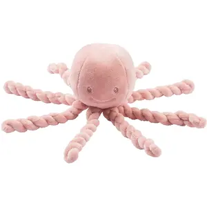 Comparateur de prix : NATTOU Doudou Pieuvre Lapidou - 23 cm - 100% polyester - Rose