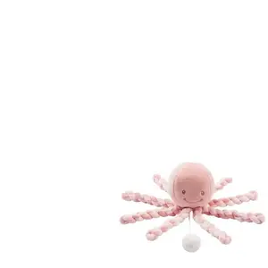 Comparateur de prix : NATTOU Pieuvre musical Lapidou - 23 cm - 100% polyester - Rose clair