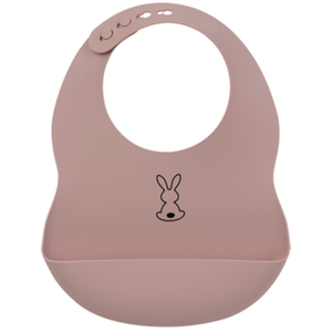 Comparateur de prix : NATTOU Bavoir Lapidou - 100% silicone - Vieux rose