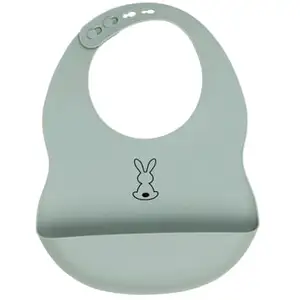 Comparateur de prix : Nattou Bavoir en silicone à poche vert sauge