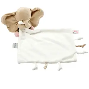 Nattou Doudou Câlin Fanfan L'éléphant Blanc Crème (27 Cm) Beige, Blanc pas cher