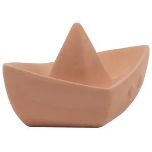 Nattou Jouet De Bain En Caoutchouc Bateau Abricot De Nattou pas cher