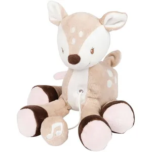 Mini peluche musicale fanny le faon - nattou pas cher
