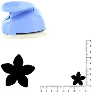 Comparateur de prix : Artemio VIHCP246 Perforatrice à Levier Moyenne Fleur Plastique Multicolore 8,5 x 5 x 12 cm