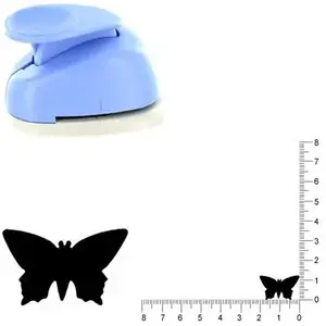 Artemio VIHCP240 Perforatrice à Levier Moyenne Papillon Plastique Multicolore 8,5 x 5 x 12 cm