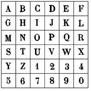 Comparateur de prix : Artemio Set de tampons bois - Alphabet majuscule 2 - 0.7 x 1 cm