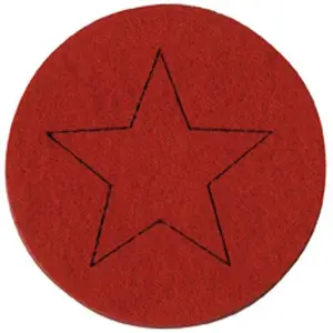 Artemio Feutrine - 4 Etoiles Noël RougeVendu parscrapmalin