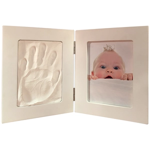 Comparateur de prix : Kit moulage empreinte de bébé + cadre photo 36,5 x 23,5 cm - artémio