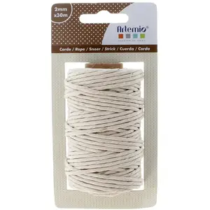 Comparateur de prix : Artemio Corde - blanc - 2 mm x 30 m