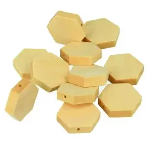 Comparateur de prix : Artemio Perles bois - Lucy - Hexagonale - 20mm - 15 pièces