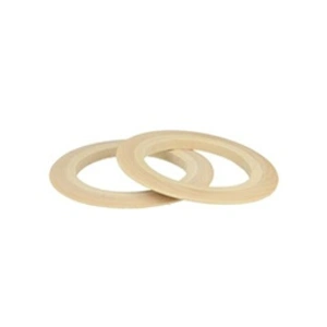 Comparateur de prix : Artemio 2 bracelets en bois plats 6,8 cm