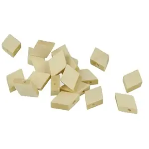 Artemio 20 perles en bois losanges 20 mm pas cher