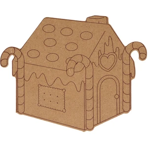 Artemio Silhouette Maison de noël 15 x 12 x 0.5 cmVendu parscrapmalin