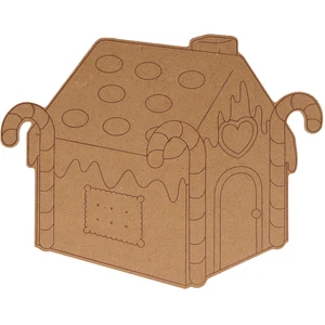 Artemio Silhouette Maison en pain d'épice 25 x 20 x 0.5 cm