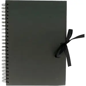 Artemio Carnet à Spirale A4 21 x 29.7 cm Kraft Noir