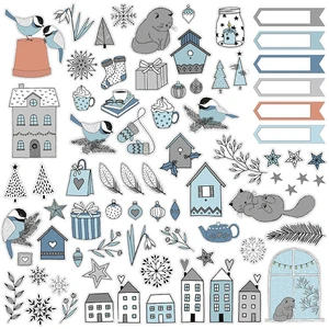 Artemio Découpe en papier Cosy ChristmasVendu parscrapmalin