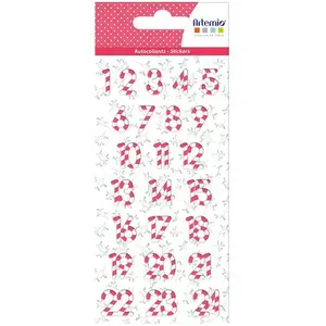 ARTEMIO Autocollants Puffies 3D Calendrier de l'Avent Sucre d'orge pas cher