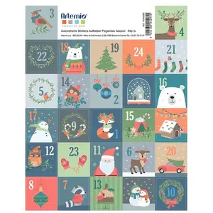 Artemio Stickers Timbres Beary Christmas