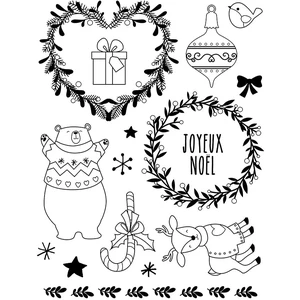 Artemio Tampon transparent non monté Beary Christmas