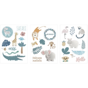 Artemio Stickers Chipboard SafariVendu parscrapmalin