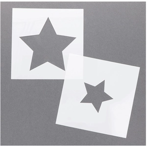 Comparateur de prix : Artemio Pochoir Masque 15 x 15 cm 12 pcs Étoiles
