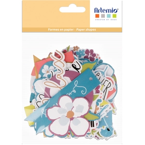 Artemio Découpes en papier Die Cut Couleurs Nature pas cher