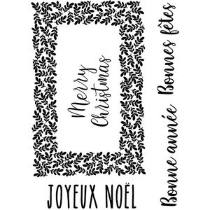 Artemio Tampon transparent non monté Beary Christmas cadre pas cher