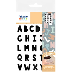 Comparateur de prix : Artemio Set de tampons transparent - Jolies comptines alphabet