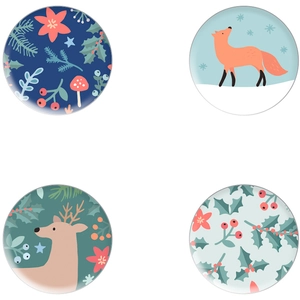 Comparateur de prix : Artemio 4 Stickers Noël en métal