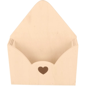 Artemio Porte-courrier Enveloppe en bois 15.3 x 4,4 x 19,2 cm Life is simple