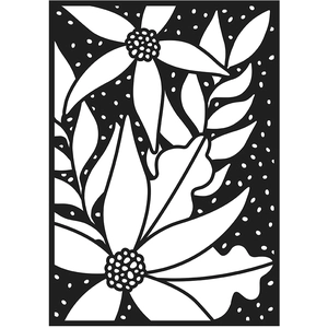 Artemio Pochoir Colorblock A4 21 x 29.7 cm Plumetis