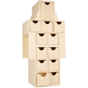 Artemio Calendrier de l'Avent 37,8 x 17 x 12,5 cm Casse-NoisetteVendu paramazon