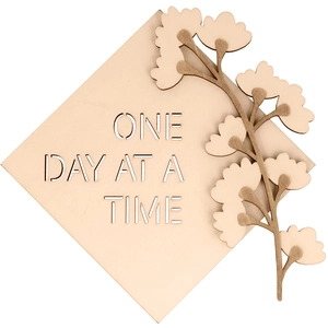Artemio Kit de décoration en bois Colorblock One Day At A TimeVendu parscrapmalin
