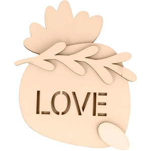 Artemio Kit de décoration en bois Colorblock LoveVendu parscrapmalin
