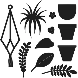Artemio Matrices de Découpe Dies Life is Simple Plantes pas cher