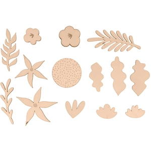 Artemio Mini Silhouettes en bois Colorblock 22 pcsVendu parscrapmalin